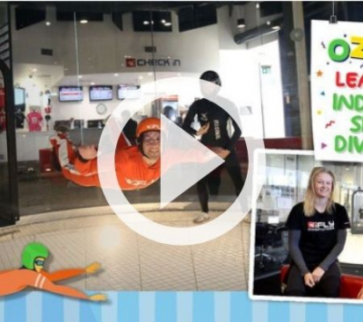 Indoor Skydiving for Kids with Ozzie: Fun and Educational Video